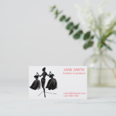 Carte De Visite Fashion Consultant indépendant professionnel (Debout devant)