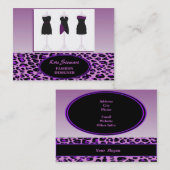 Carte De Visite Fashion Designer (Devant / Derrière)