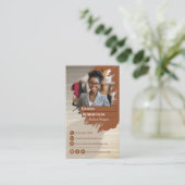 Carte De Visite Fashion Designer (Debout devant)