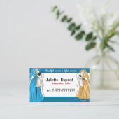 Carte De Visite Fashion Designer Tailor Dressmaker Chic (Debout devant)