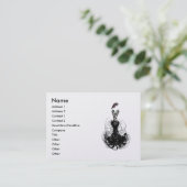 Carte De Visite Fashion Diva - Customisé (Debout devant)
