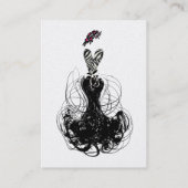 Carte De Visite Fashion Diva - Customisé (Dos)