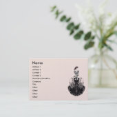 Carte De Visite Fashion Diva - Customisé (Debout devant)