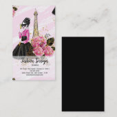 Carte De Visite Fashion girly (Devant / Derrière)
