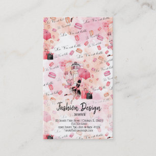 Carte De Visite Fashion girly