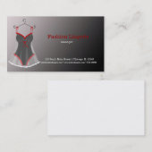 Carte De Visite Fashion Lingerie (Devant / Derrière)