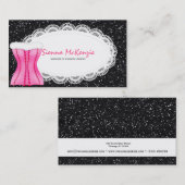 Carte De Visite Fashion Lingerie (Devant / Derrière)