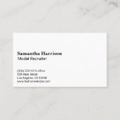 Carte De Visite Fashion Model Glittery Sparkie (Dos)