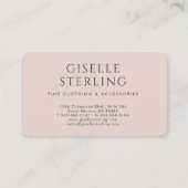 Carte De Visite Fashion QR Code (Devant)