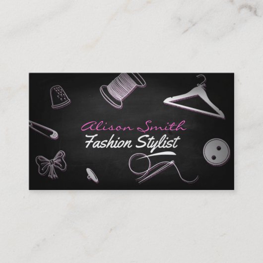 Carte De Visite Fashion Stylist (Devant)