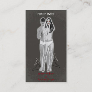 Carte De Visite Fashion Stylists Business Card