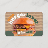 Carte de visite Fast Food Burgers (Devant)