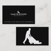 Carte De Visite fauchage simple de pelouse (Devant / Derrière)