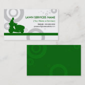 Carte De Visite fauchage vert d'anneaux (Devant / Derrière)