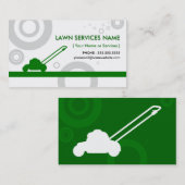 Carte De Visite fauchage vert d'anneaux (Devant / Derrière)
