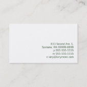 Carte De Visite Faucheuse de bobine (Dos)