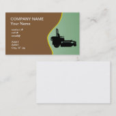 Carte De Visite Faucheuse noire de ZTR (Devant / Derrière)