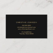 Carte De Visite fausse parties scintillant bebe loyalty card (Dos)