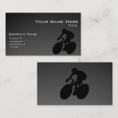 Carte De Visite Faux carbon fiber cycling (Devant / Derrière)