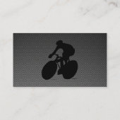 Carte De Visite Faux carbon fiber cycling (Dos)