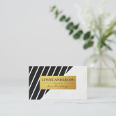 Carte De Visite Faux Cuir Blanc Grandes (Debout devant)