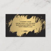 Carte De Visite Faux Gold avec élément embellisé (Dos)