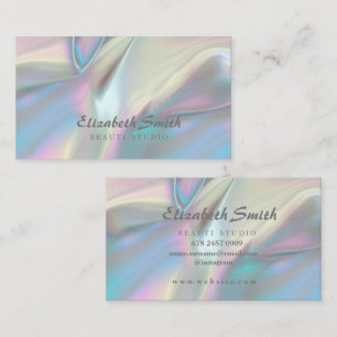 Carte de visite Faux Holographique Chameleon