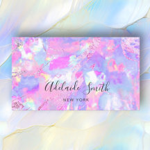 FAUX holographique opale rose violet