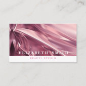 Carte de visite Faux Holographique rose néon (Devant)