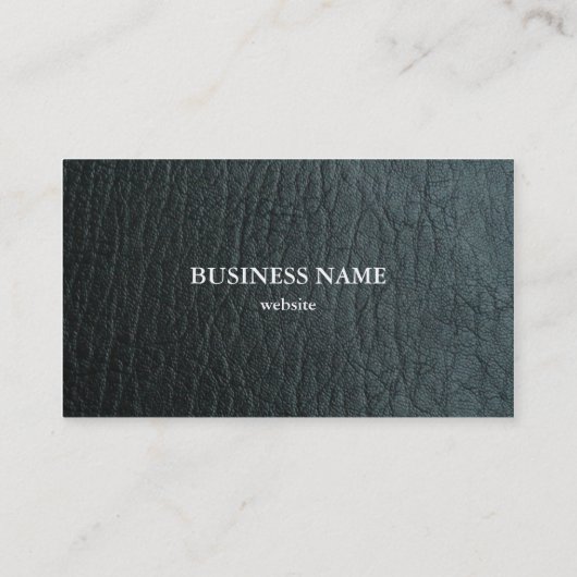 Carte De Visite Faux Leather (Dos)