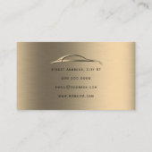 Carte De Visite Faux métallique automobile  (Dos)