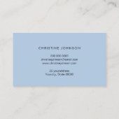 Carte De Visite faux papillon (Dos)