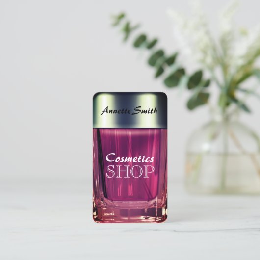 Carte De Visite Faux parfums (Debout devant)