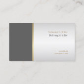 Carte De Visite Faux Silver, DO-IT-YOURSELF arrière - plan (Dos)