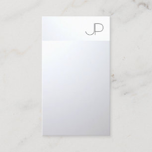 Carte De Visite Faux Silver Professionnel Élégant Moderne