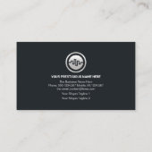 Carte De Visite Faux Silver Stock Exchange Graph Futures Trading (Dos)