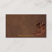 Carte De Visite Faux Stitted Leather Wrangler style VIII (Dos)
