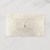 Carte De Visite faux strass violoniste (Dos)