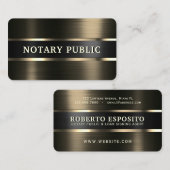 Carte De Visite Faux texture métallique de surface or et métal bus (Devant / Derrière)