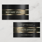 Carte De Visite Faux texture métallique or et métal (Devant / Derrière)