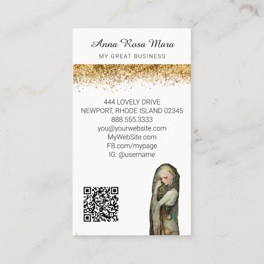 Carte De Visite *~* *~* FD2 Nouveau Fantasy Ethereal Dreamlike 12 (Dos)