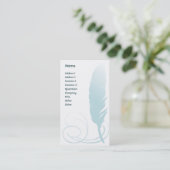 Carte De Visite Feather - Business (Debout devant)