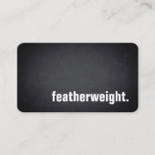 Carte De Visite featherweight. Modern Blackboard Professional (Devant)