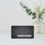 Carte De Visite featherweight. Modern Blackboard Professional (Debout devant)