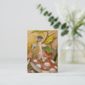 Carte De Visite Fée de feuille (Debout devant)