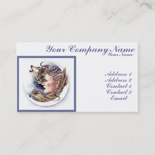 Carte De Visite Fée de la terre (Devant)