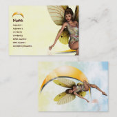 Carte De Visite Fée de lune (Devant / Derrière)