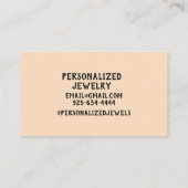 Carte De Visite Fée gros plan ailes imaginaire fille (Dos)