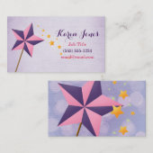 Carte De Visite Fée magique (Devant / Derrière)