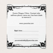 Carte De Visite Fée Magnolia Shadow (Intérieur déplié)